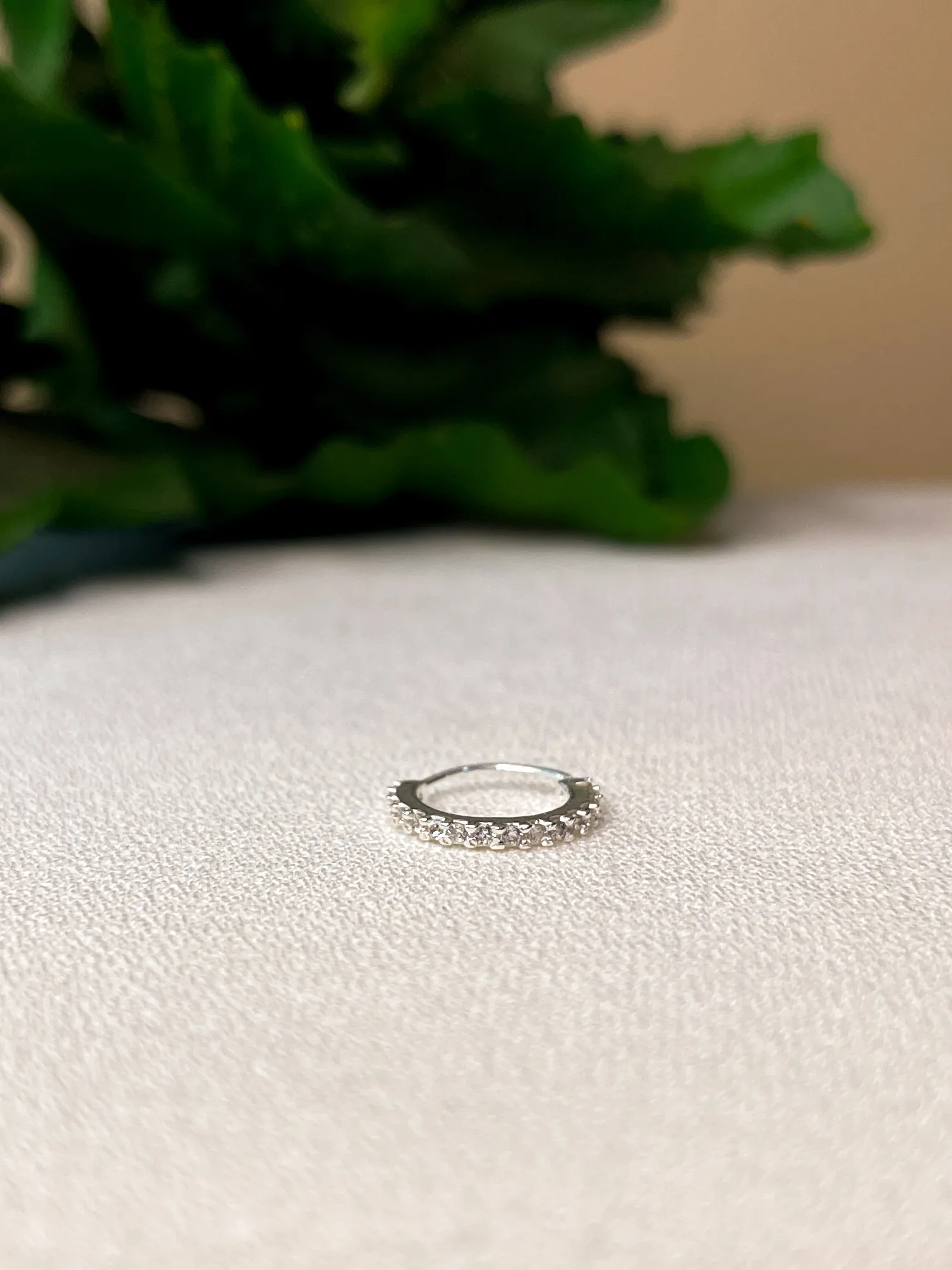 Argola Coroa Cravejada