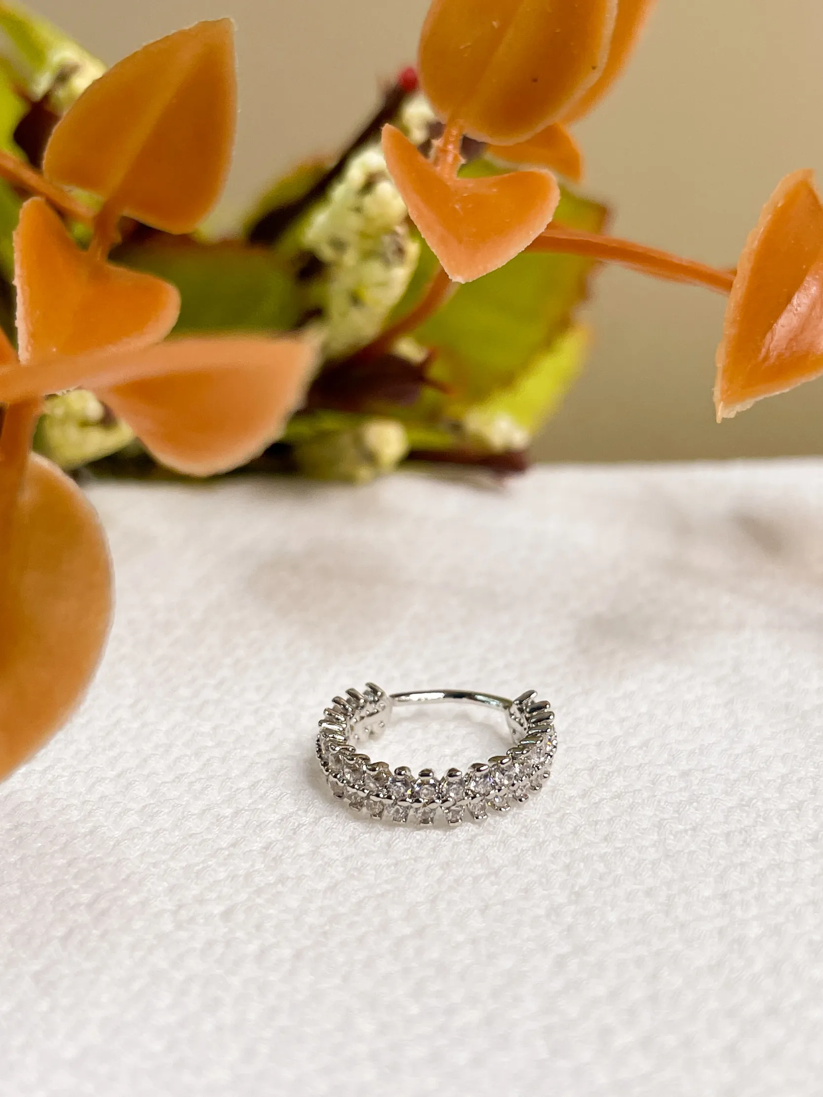 Argola Coroa Filete Duplo - Imagem 6